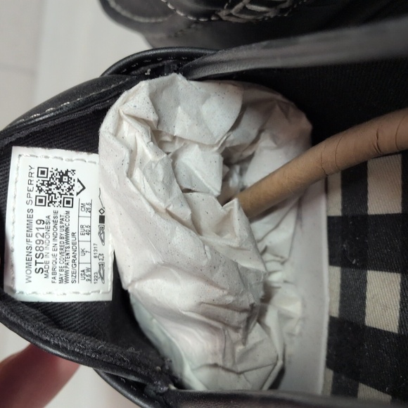 Sperry Bayside Platform Loafers 9.5W Leather Chunky Slip On 90s Minimalist - Picture 5 of 8